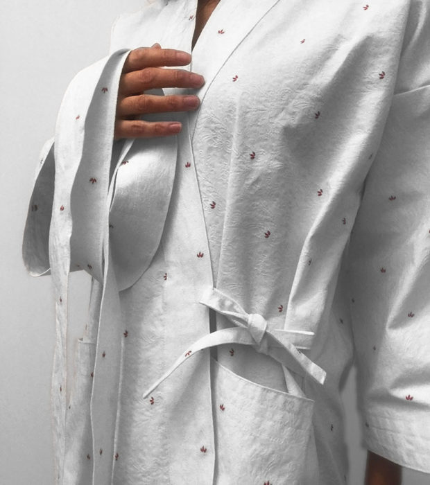 patron de costura kimono unisex sisho