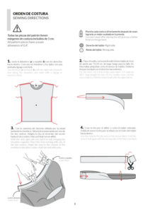 instrucciones ilustradas paso a paso patrones digitales de costura